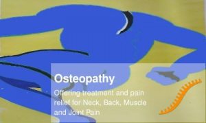 Osteopathy hands-on treatment